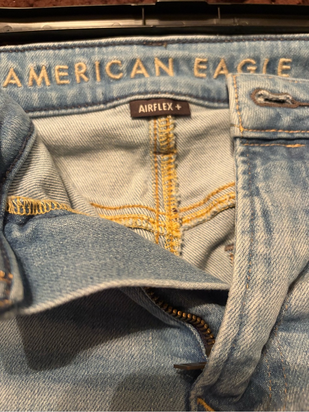 American Eagle Outfitters Light Wash AE Flex+ Ultrasoft Athletic Fit Jean - Picture 6 of 6